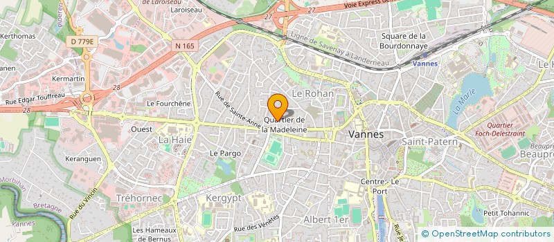 localisation de l'entreprise SCI SAINT ANTOINE à VANNES