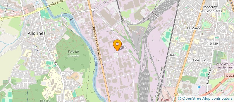 localisation de l'entreprise SCI SAINT ANTOINE  LE MANS