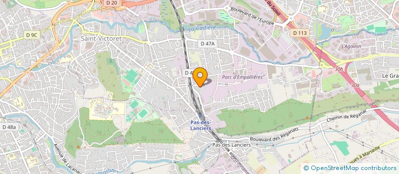 localisation de l'entreprise SCI SAINT ANTOINE  SAINT-VICTORET