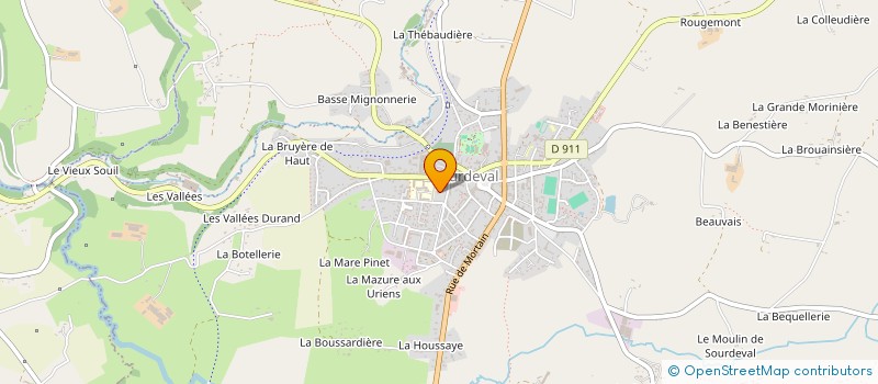 localisation de l'entreprise SCI SAINT ANTOINE  SOURDEVAL