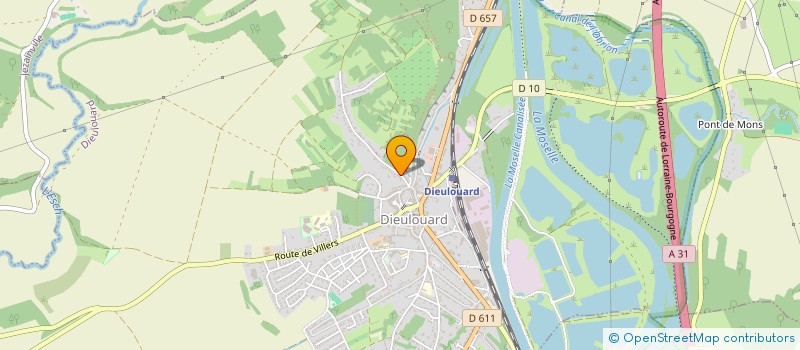 localisation de l'entreprise SCI SAINT ANTOINE  DIEULOUARD