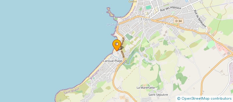 localisation de l'entreprise SCI SAINT ANTOINE  ERQUY