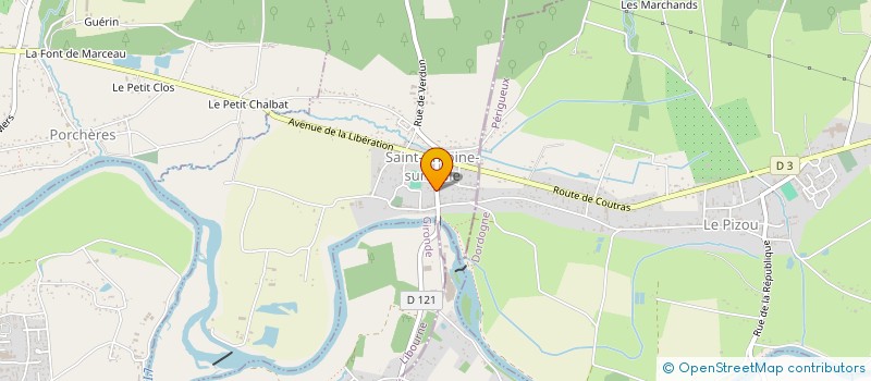 localisation de l'entreprise SCI SAINT ANTOINE  SAINT-ANTOINE-SUR-L'ISLE