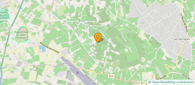 localisation de l'entreprise SCI SAINT- ANTOINE  CARPENTRAS