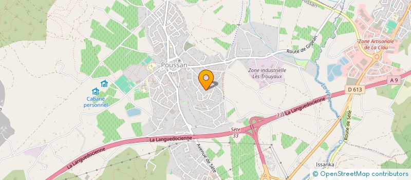 localisation de l'entreprise SCI SAINT ANTOINE  POUSSAN