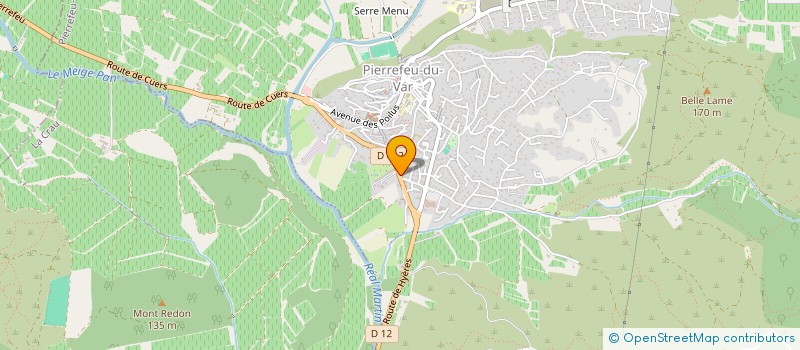 localisation de l'entreprise SCI SAINT ANTOINE  PIERREFEU-DU-VAR