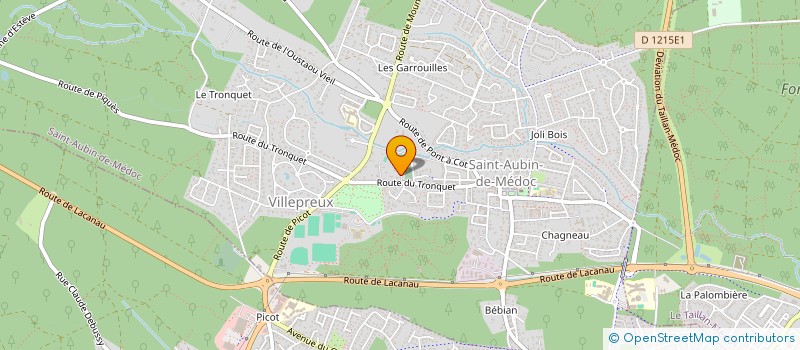 localisation de l'entreprise SCI SAINT ANTOINE  SAINT-AUBIN-DE-MEDOC