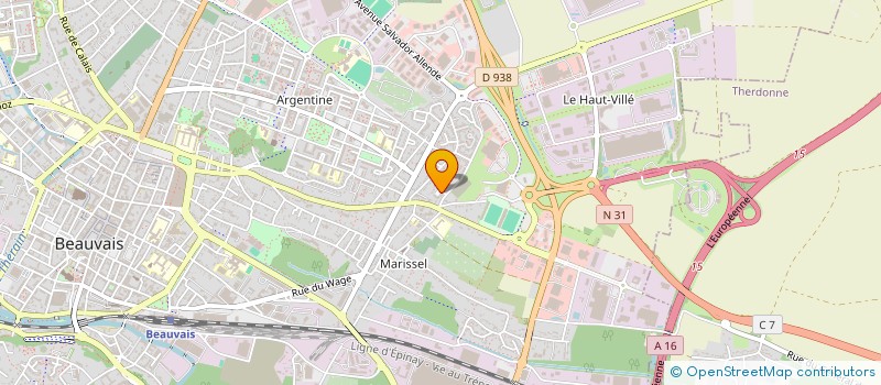 localisation de l'entreprise SCI SAINT-ANTOINE  BEAUVAIS