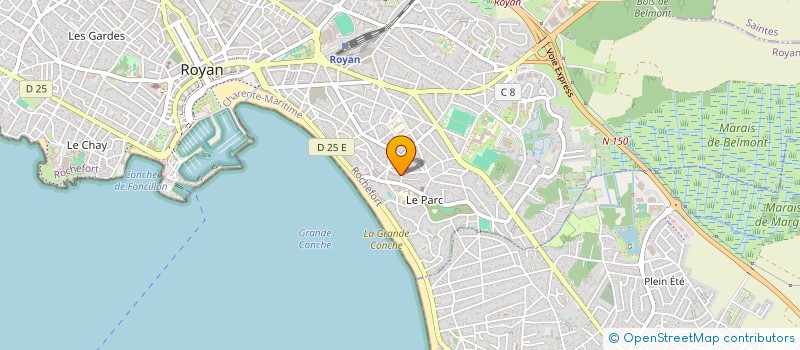 localisation de l'entreprise SCI SAINT ANTOINE DE PADOUE  ROYAN