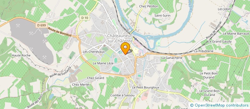 localisation de l'entreprise SCI SAINT APPRONIEN  CHATEAUNEUF-SUR-CHARENTE