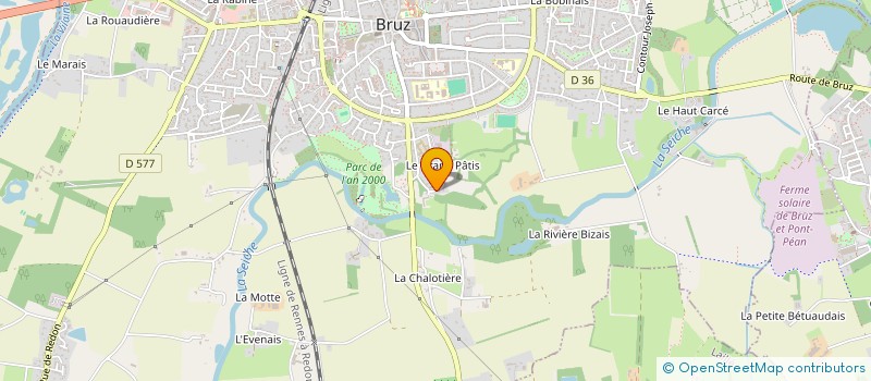 localisation de l'entreprise SCI SAINT ARMEL  BRUZ
