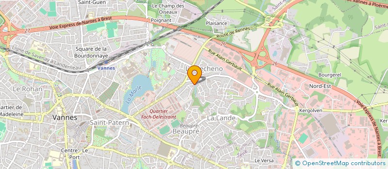localisation de l'entreprise SCI SAINT ARMEL à VANNES