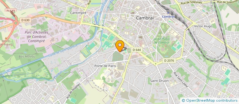 localisation de l'entreprise SCI SAINT AUBERT  CAMBRAI