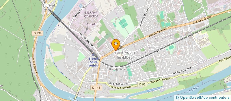 localisation de l'entreprise SCI SAINT AUBIN LECLERC  SAINT-AUBIN-LES-ELBEUF