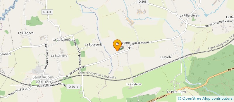 localisation de l'entreprise SCI SAINT AUBINAISE à SAINT-AUBIN-DES-BOIS