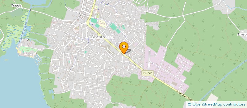 localisation de l'entreprise SCI SAINT-AUG  BISCARROSSE