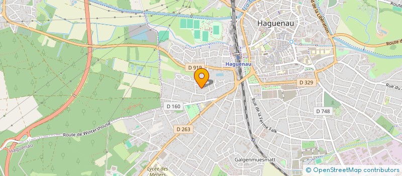 localisation de l'entreprise SCI SAINT AUGUSTIN  HAGUENAU