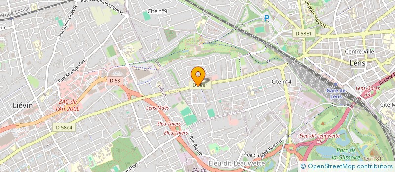 localisation de l'entreprise SCI SAINT AUGUSTIN  LENS