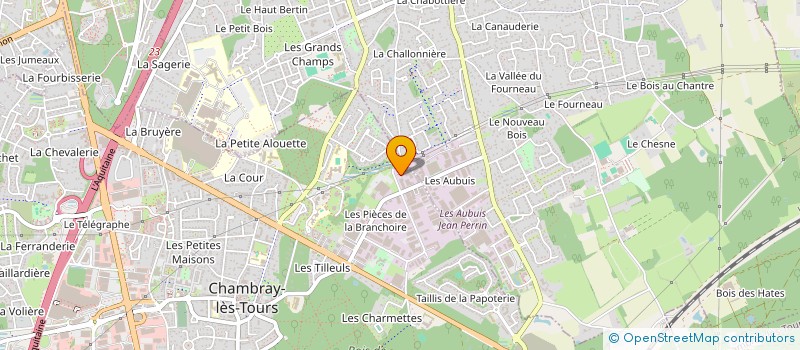 localisation de l'entreprise SCI SAINT AUGUSTIN  CHAMBRAY-LES-TOURS