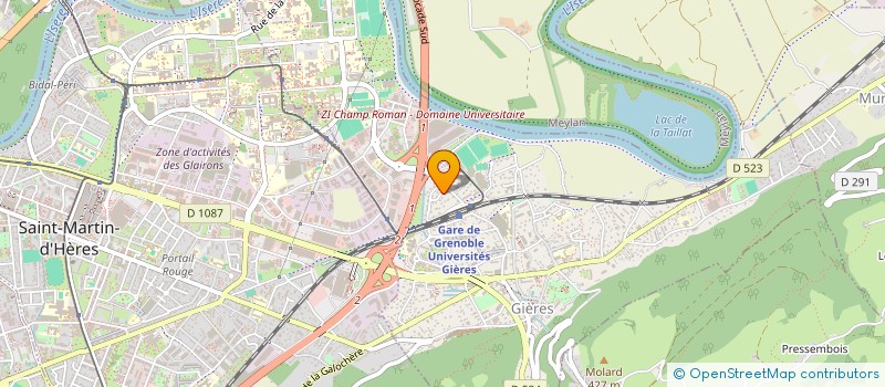 localisation de l'entreprise SCI SAINT AUGUSTIN  GIERES