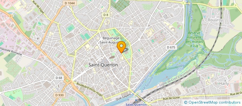 localisation de l'entreprise SCI SAINT-AUGUSTIN à SAINT-QUENTIN