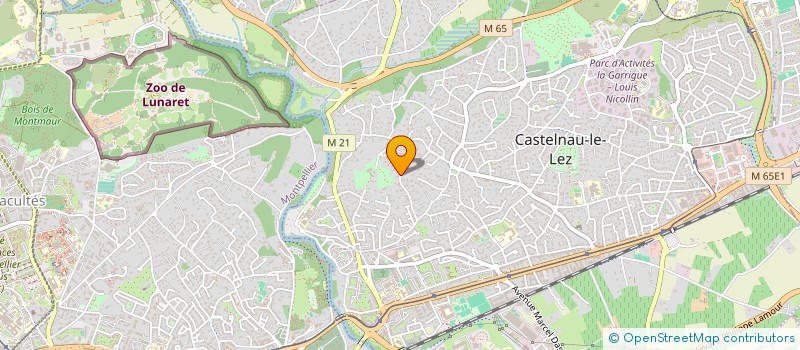 localisation de l'entreprise SCI SAINT AUGUSTIN à CASTELNAU-LE-LEZ