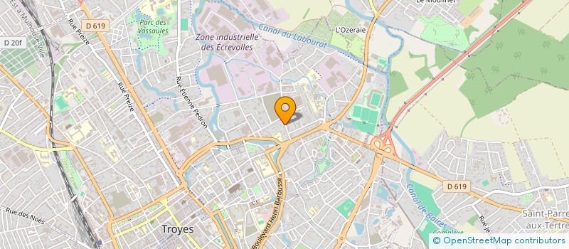 localisation de l'entreprise SCI SAINT AVIT à TROYES