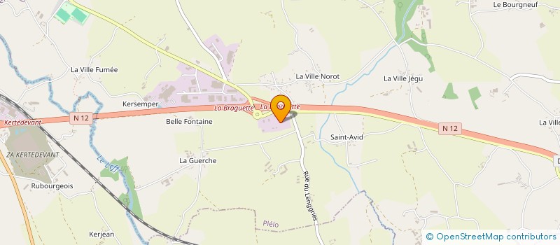 localisation de l'entreprise SCI SAINT-AVIT à PLELO