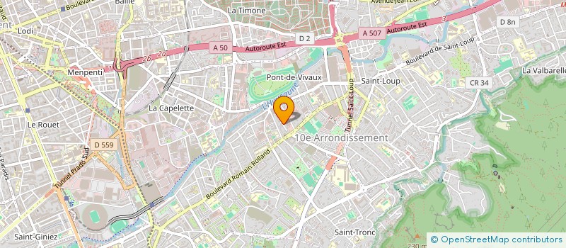 localisation de l'entreprise SCI SAINT BARNABE à MARSEILLE