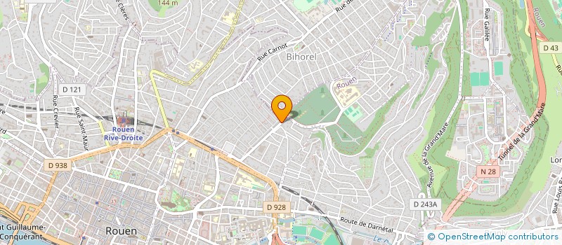 localisation de l'entreprise SCI SAINT-BARTH à ROUEN