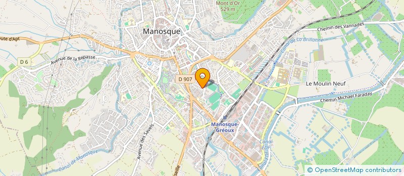 localisation de l'entreprise SCI SAINT BARTHELEMY à MANOSQUE