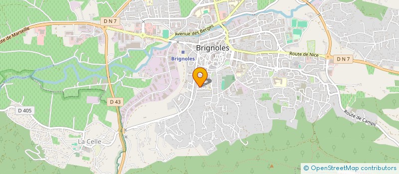 localisation de l'entreprise SCI SAINT BASTIAN  LA CELLE