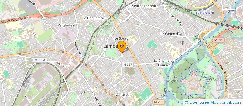 localisation de l'entreprise SCI SAINT BAUDILLE à LAMBERSART