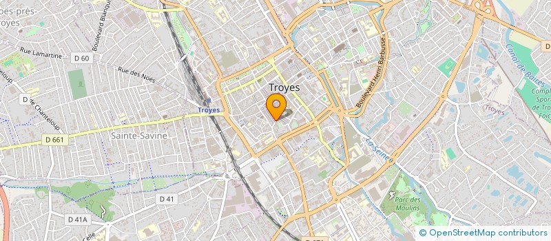 localisation de l'entreprise SCI SAINT BENOIST  TROYES