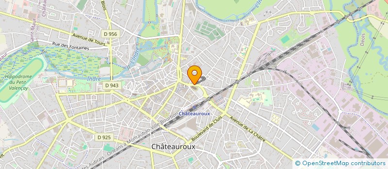 localisation de l'entreprise SCI SAINT BENOIT à CHATEAUROUX