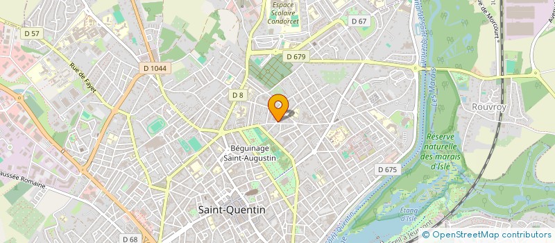 localisation de l'entreprise SCI SAINT BENOIT à SAINT-QUENTIN