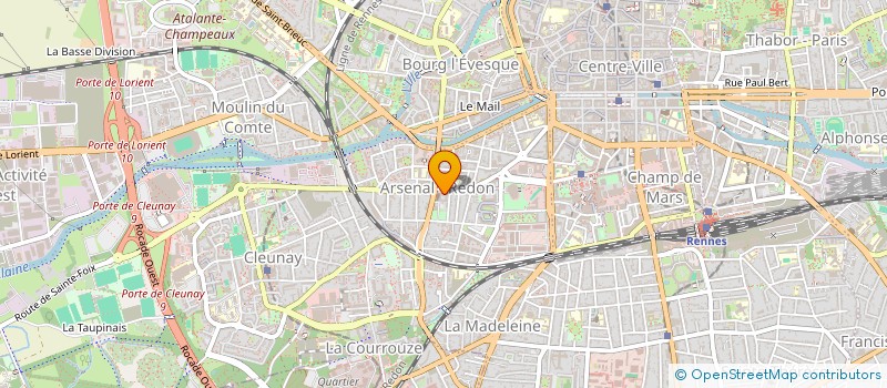 localisation de l'entreprise SCI SAINT BENOIT LABRE - AIS 35  RENNES