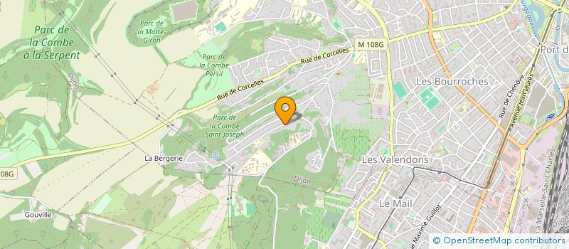 localisation de l'entreprise SCI SAINT BERNARD à DIJON