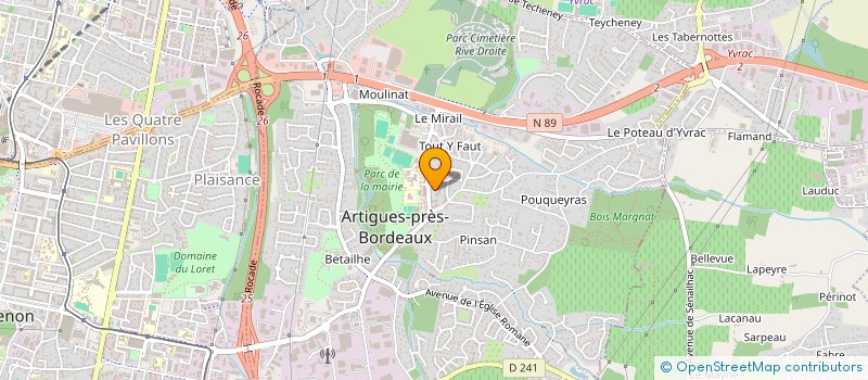 localisation de l'entreprise SCI SAINT BERNARD  TRESSES