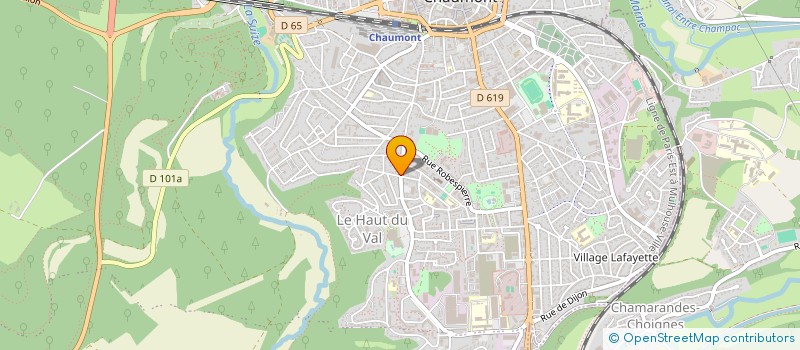 localisation de l'entreprise SCI SAINT BERNARD à CHAUMONT