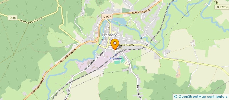 localisation de l'entreprise SCI SAINT BERNARD  PREMERY