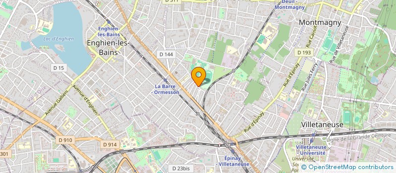 localisation de l'entreprise SCI SAINT BISHOY  DEUIL-LA-BARRE