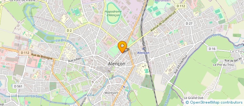 localisation de l'entreprise SCI SAINT BLAISE à ALENCON