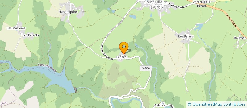 localisation de l'entreprise SCI SAINT BLAISE  SAINT-PARDOUX