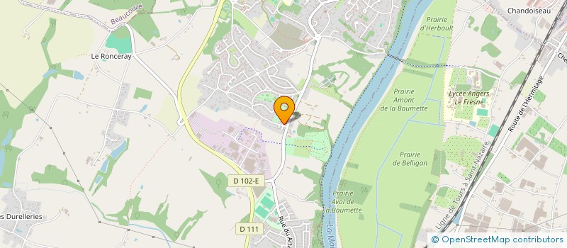 localisation de l'entreprise SCI SAINT BLAISE 72  BOUCHEMAINE