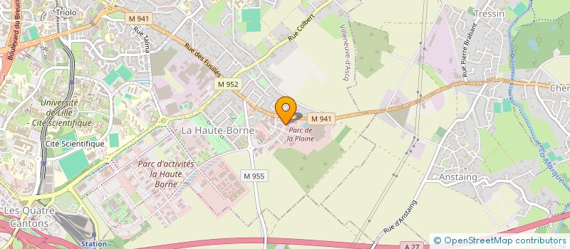 localisation de l'entreprise SCI SAINT BONNET à VILLENEUVE-D'ASCQ