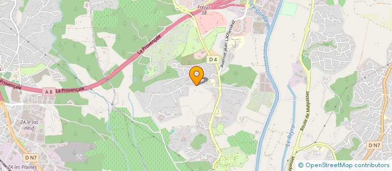 localisation de l'entreprise SCI SAINT BONNET à FREJUS