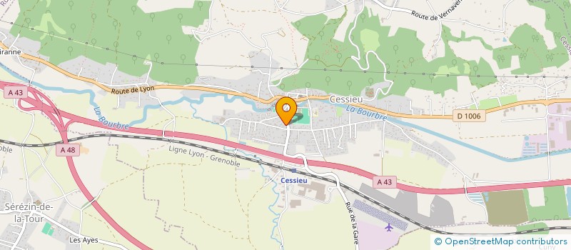 localisation de l'entreprise SCI SAINT BONNET L'ETANG  CESSIEU