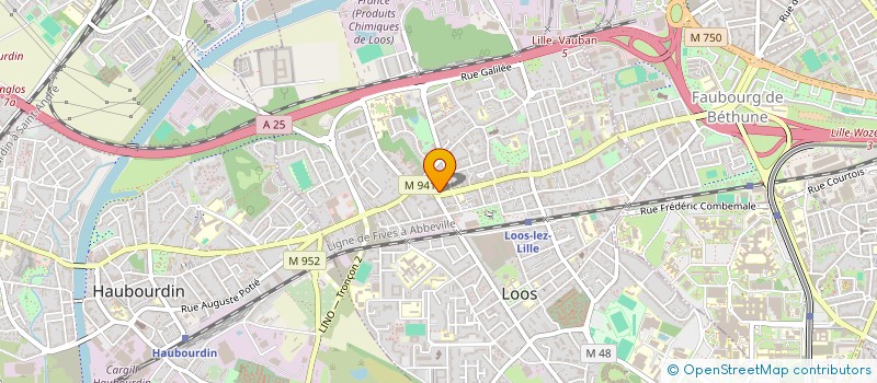 localisation de l'entreprise SCI SAINT-BRICE  LOOS