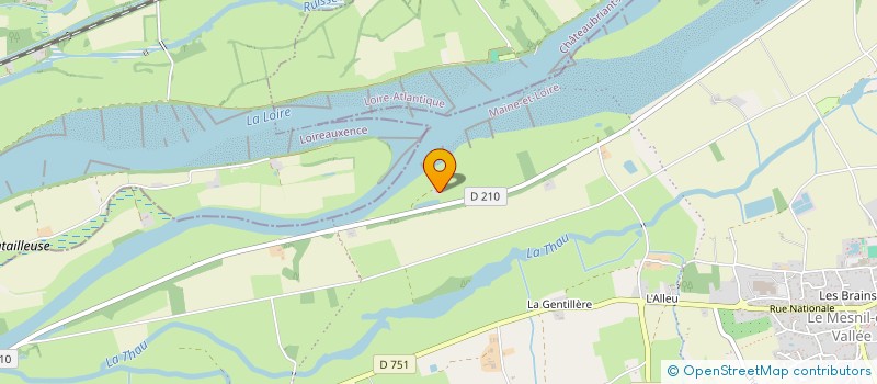 localisation de l'entreprise SCI SAINT BRIEUC  MAUGES-SUR-LOIRE